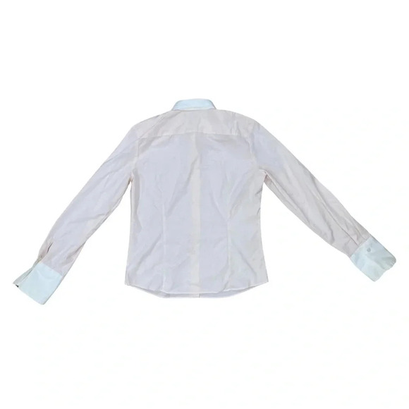 Holt Renfrew  Blouse | Two Tone Pink and white | Size M - Picture 2 of 4